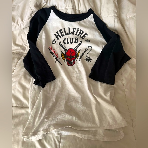 Hellfire Club Eddie Munson Baseball Tee - Picture 1 of 1
